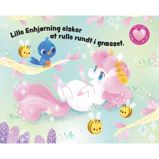 Bog med håndtag: Lille søde enhjørning
