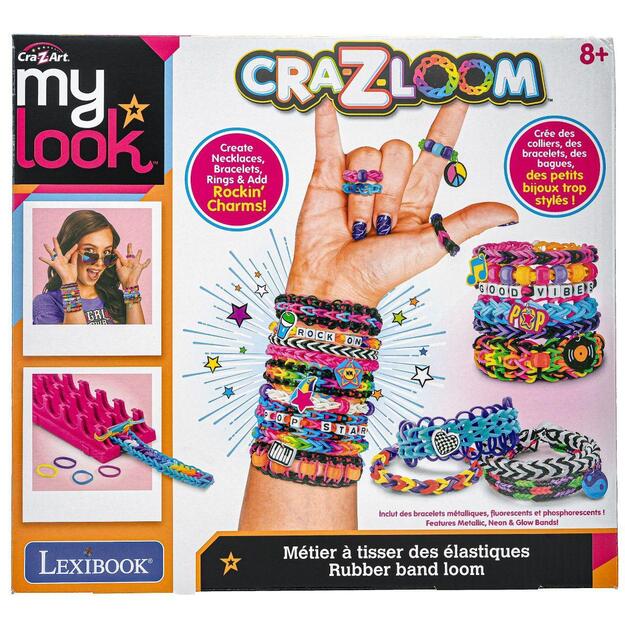 Cra-Z-Art - Rock 'n' roll Rubber Band Loom Bracelets (CRLOOM6)