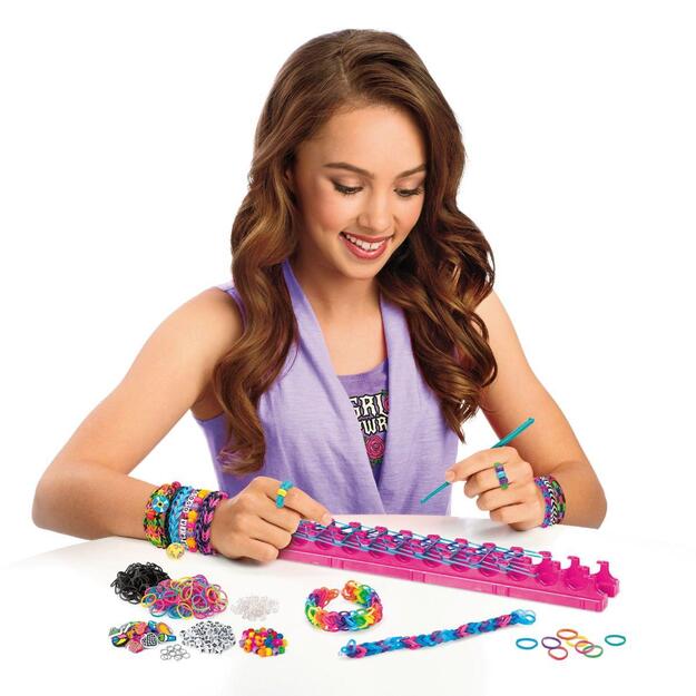 Cra-Z-Art - Rock 'n' roll Rubber Band Loom Bracelets (CRLOOM6)