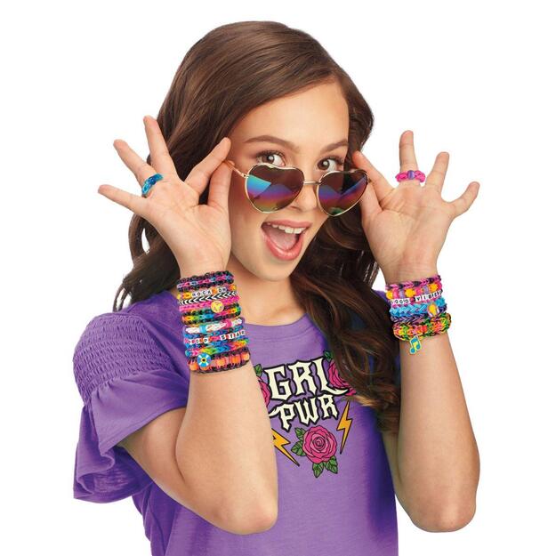 Cra-Z-Art - Rock 'n' roll Rubber Band Loom Bracelets (CRLOOM6)