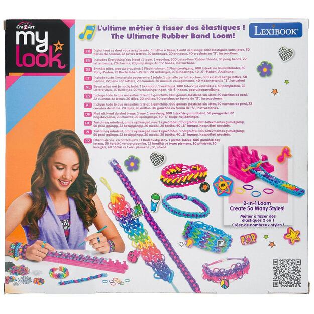 Cra-Z-Art - Rock 'n' roll Rubber Band Loom Bracelets (CRLOOM6)