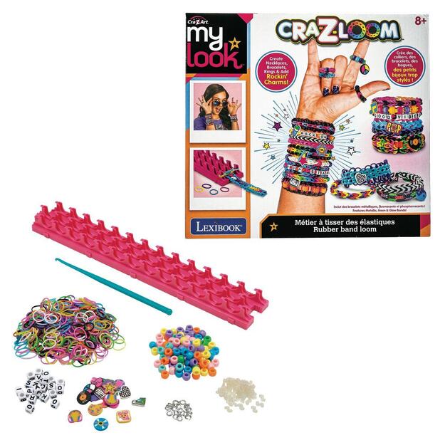 Cra-Z-Art - Rock 'n' roll Rubber Band Loom Bracelets (CRLOOM6)