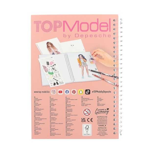 Topmodel - Pocket Colouring Book (0413165)