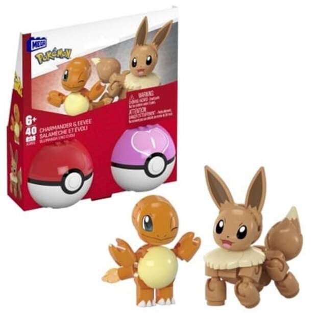 Mega Bloks – Pokemon Poke Ball - Squirtle & Cubone (HXP15)