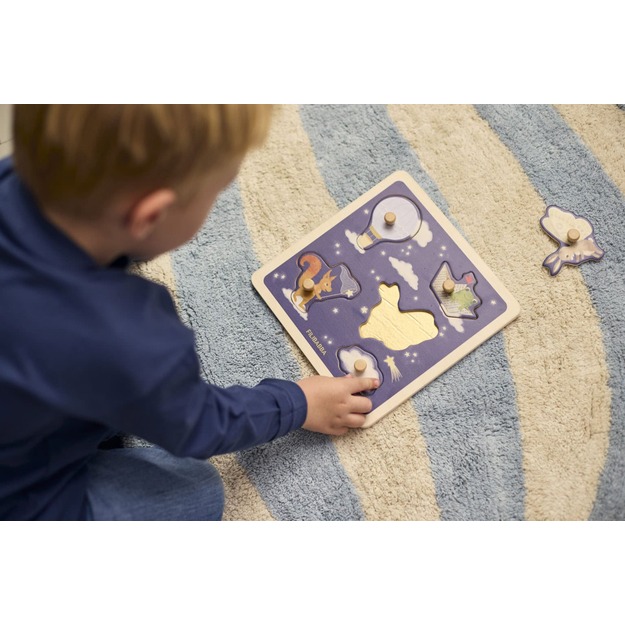 Filibabba - Wooden sensory puzzle - Little Adventurers (FI-03828)