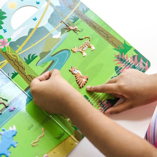 Melissa & Doug - Reusable Puffy Stickers Playset Safari (806037)