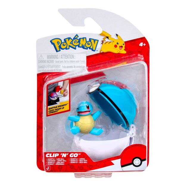 Pokémon - Clip N Go Squirtle with Lure Ball (PKW4164)
