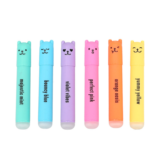 Trend - PENfection Mini Highlighter - Pastel yellow, orange, pink, purple, green, blue - Mini