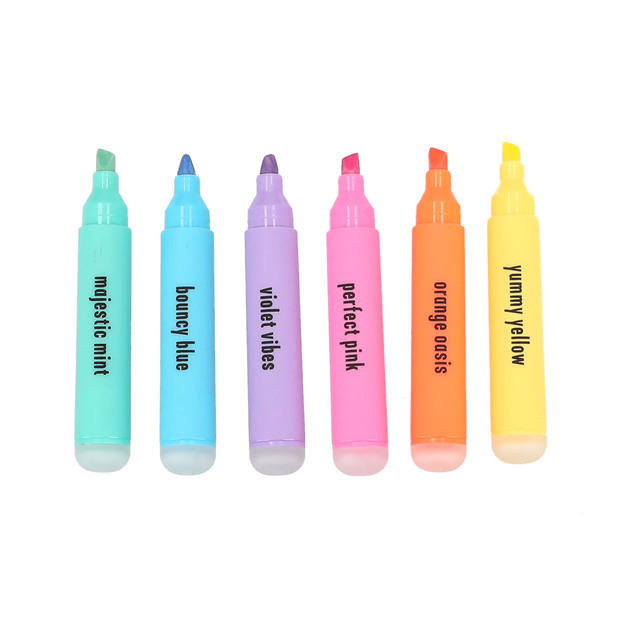 Trend - PENfection Mini Highlighter - Pastel yellow, orange, pink, purple, green, blue - Mini