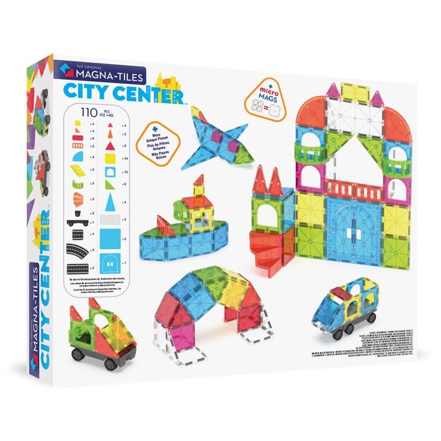 MAGNA-TILES - City Center 110 pcs. (90364F)