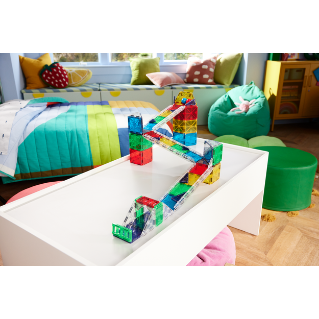 MAGNA-TILES - Rail Racers Deluxe™ 90 Piece Set (90361)