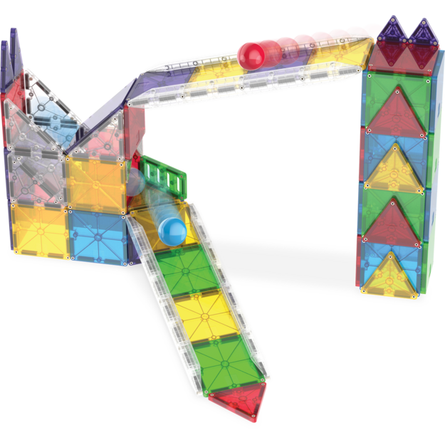 MAGNA-TILES - Rail Racers Deluxe™ 90 Piece Set (90361)