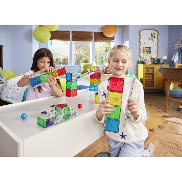 MAGNA-TILES - Rail Racers Deluxe™ 90 Piece Set (90361)