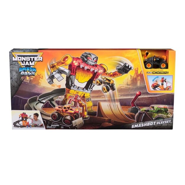 Monster Jam - 1:64 Smash & Bash Smashbot Playset (6072594)