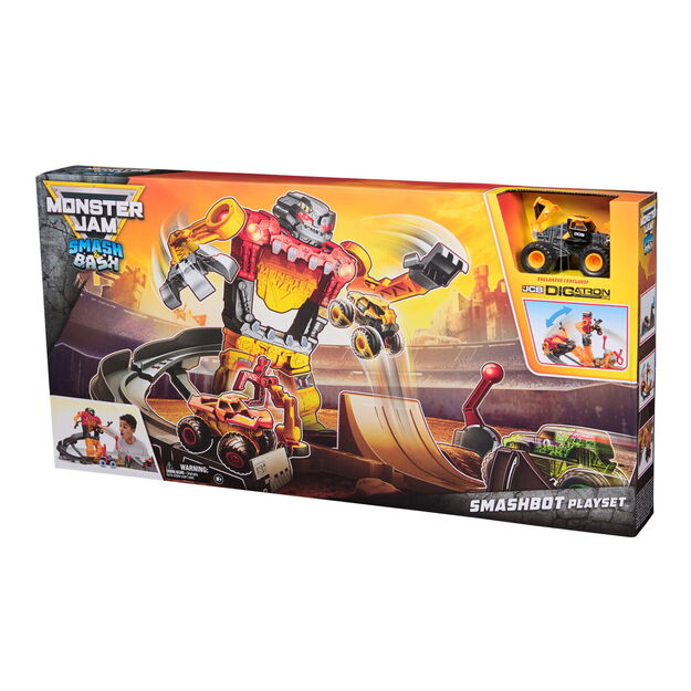 Monster Jam - 1:64 Smash & Bash Smashbot Playset (6072594)