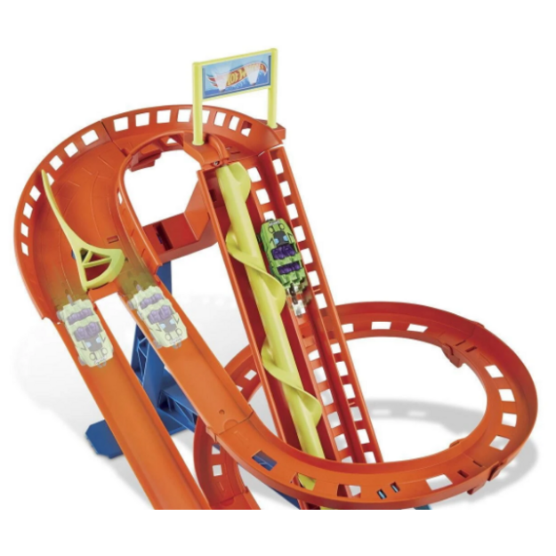 Hot Wheels - City Rollercoaster Rally + 5 cars (HJV69)