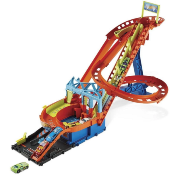 Hot Wheels - City Rollercoaster Rally + 5 cars (HJV69)