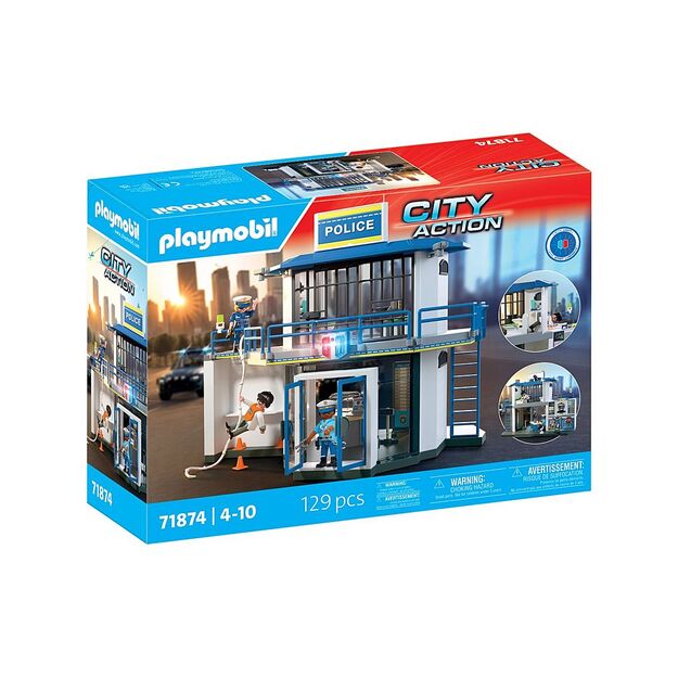 PLAYMOBIL - Police Station with Investigation Room (71874)