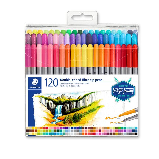 Staedtler - Duo markers - 120 pcs (3200 TB120)