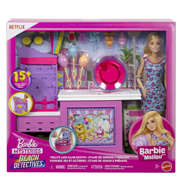 Barbie - Mysteries Cotton Candy & Games Playset (JFV67)