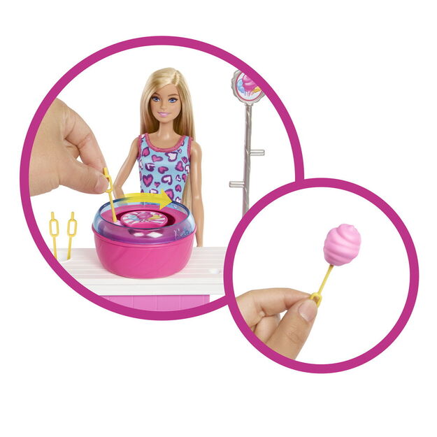 Barbie - Mysteries Cotton Candy & Games Playset (JFV67)