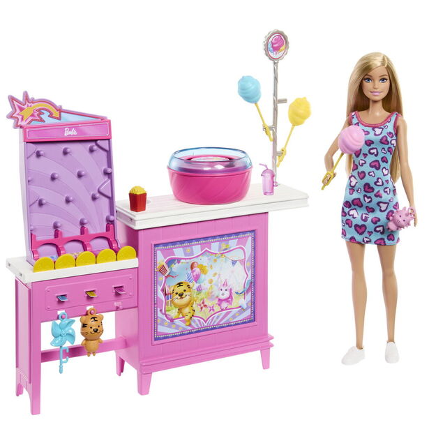 Barbie - Mysteries Cotton Candy & Games Playset (JFV67)
