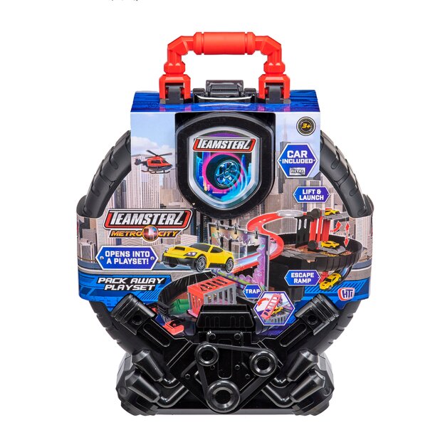 Teamsterz - Metro City Packaway Wheel Playset With 1 Car
