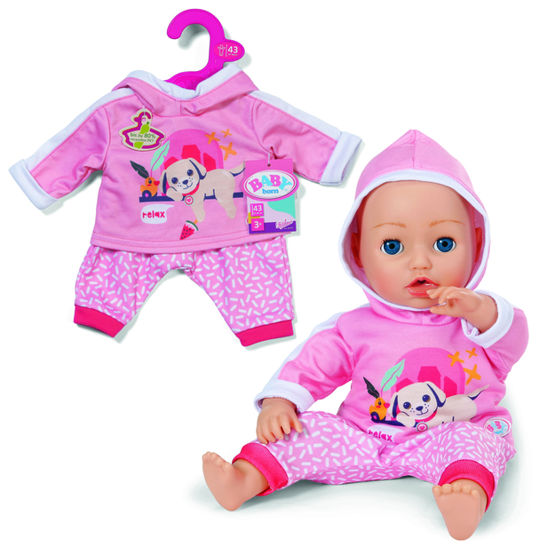 BABY born - Jogging Suit Pink 43cm (837313)