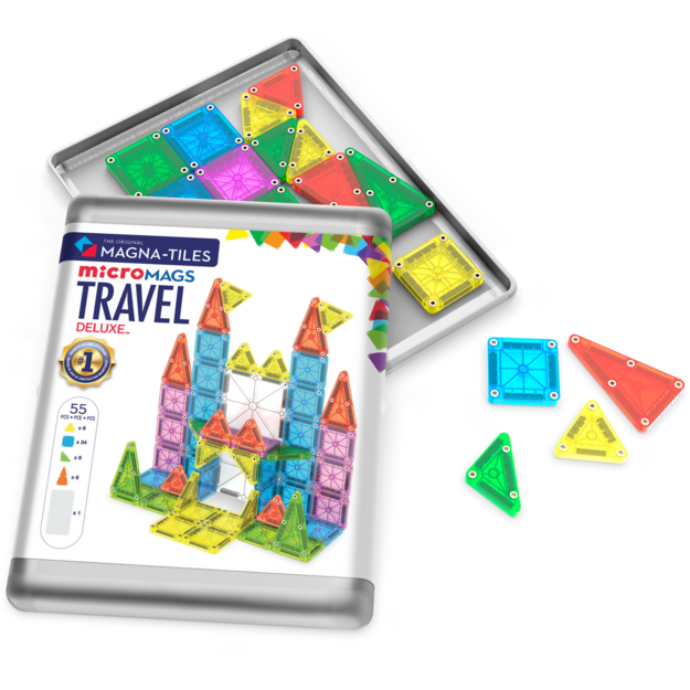 Magna-Tiles - Travel Set Deluxe™ 55 Piece Set (90365)