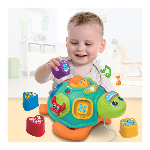 Winfun - Pull Along Sort 'N Learn Turtle (240301-NL)