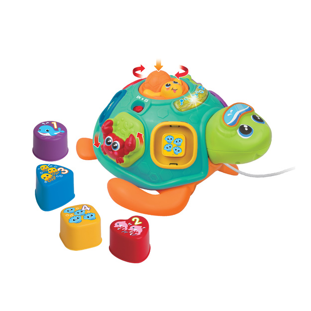 Winfun - Pull Along Sort 'N Learn Turtle (240301-NL)
