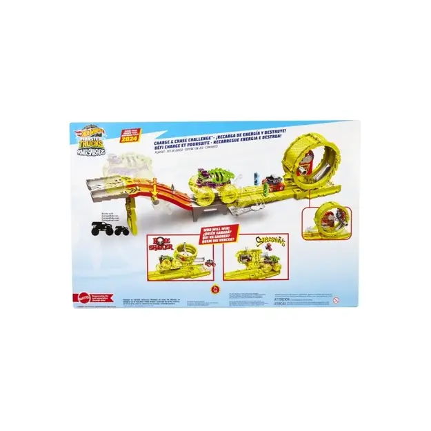 HOT WHEELS - Monster Trucks CHARGE & CHASE CHALLENGE (HXT05)