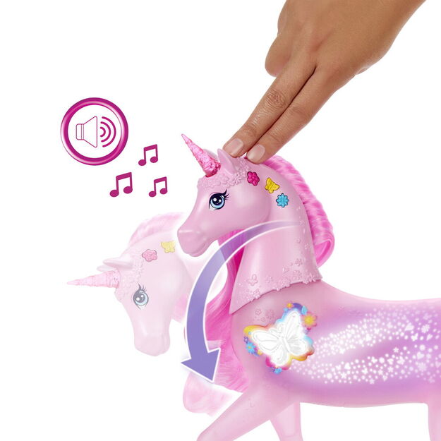 Barbie - Lights & Sounds Unicorn (JCP78)