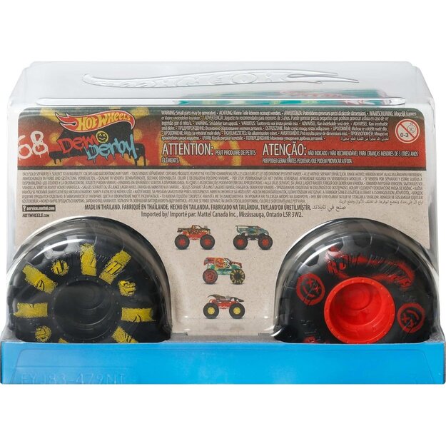Hot Wheels - Monster Trucks , 1:64 Scale Die-Cast Toy (DJP72 )