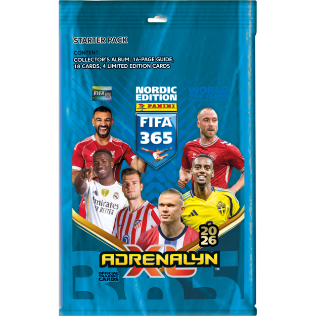Panini - Adrenalyn XL: FIFA 365 2026 Nordic Edition - Starter set (PAN2543)