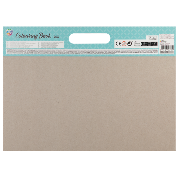 Moxy - Horse colouring book 26x35.5cm, 25 sheets & stickersheet (1900029