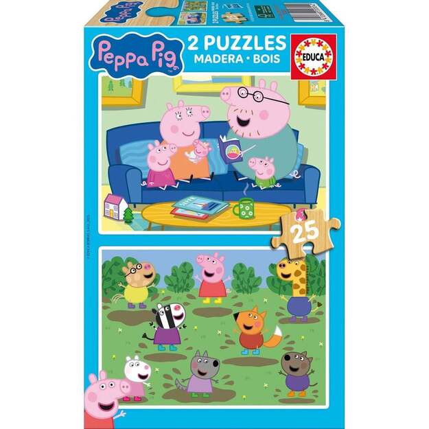Educa - 2x25 pcs, Peppa Pig (80-20334)
