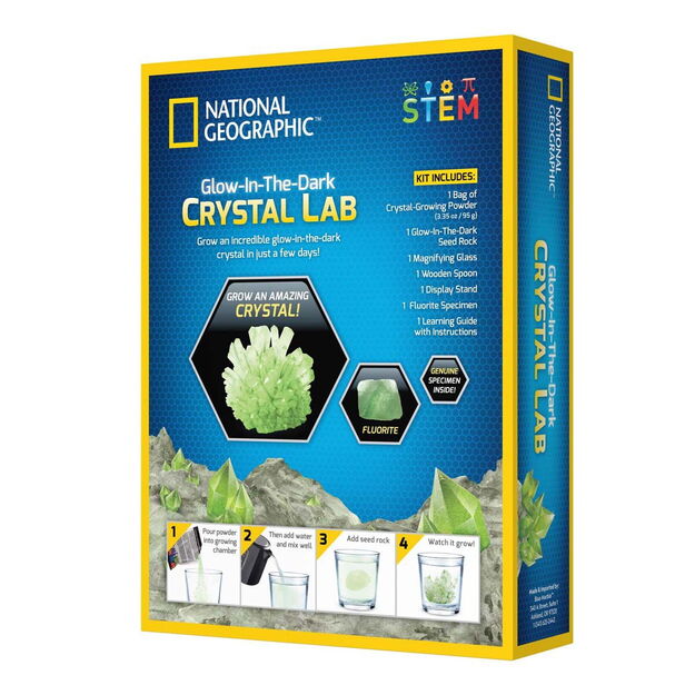 National Geographic - Glow in Dark Crystal Growing (29-4001)