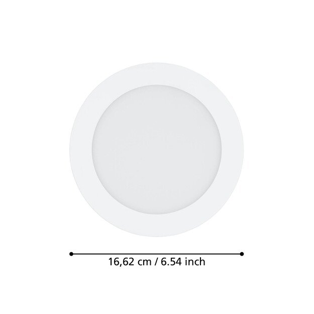 EGLO - Fueva-Z Recessed Light, White Ø16.5 - TW - Zigbee, Bluetooth 1