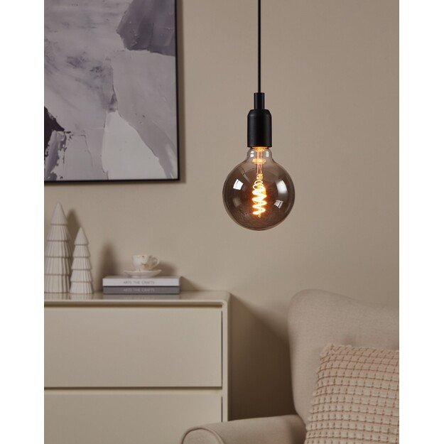 EGLO - E27 G125 spiral, smoke - Warm white - Zigbee, Bluetooth 1