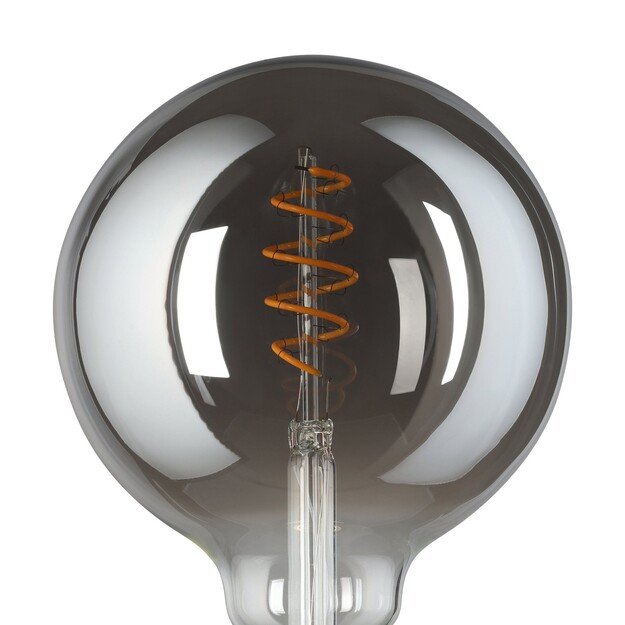 EGLO - E27 G125 spiral, smoke - Warm white - Zigbee, Bluetooth 2