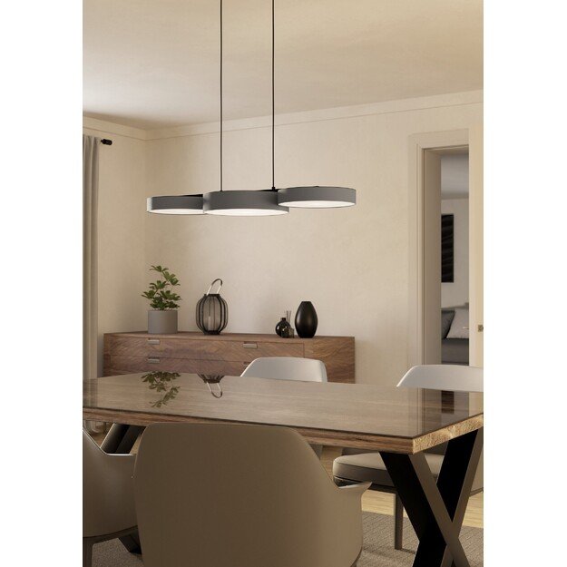 EGLO - Barbano-Z long table pendant gray L84.5 - RGB + TW - Zigbee, Bluetooth 1