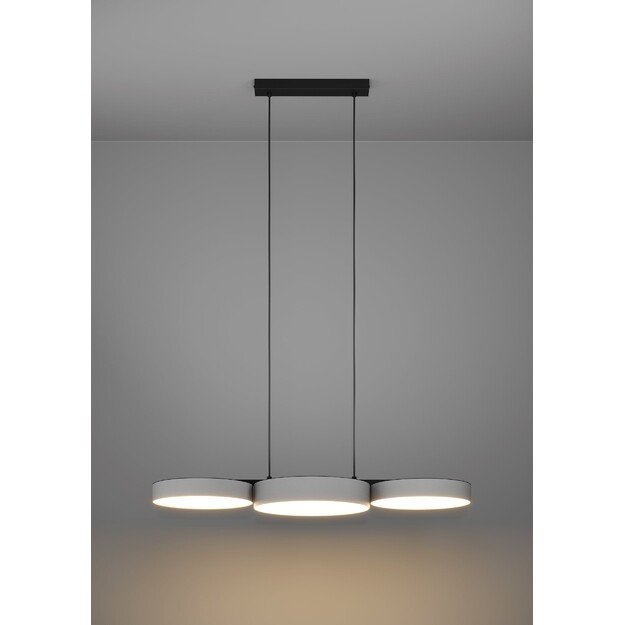 EGLO - Barbano-Z long table pendant gray L84.5 - RGB + TW - Zigbee, Bluetooth 4