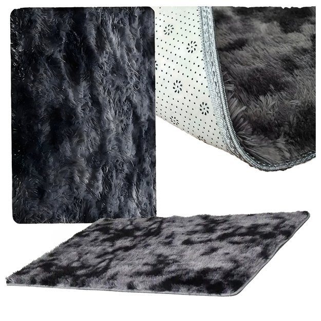 Dywan Plusz Mięciutki Shaggy Gęsty Włochacz Puchaty do Salonu 120x80cm