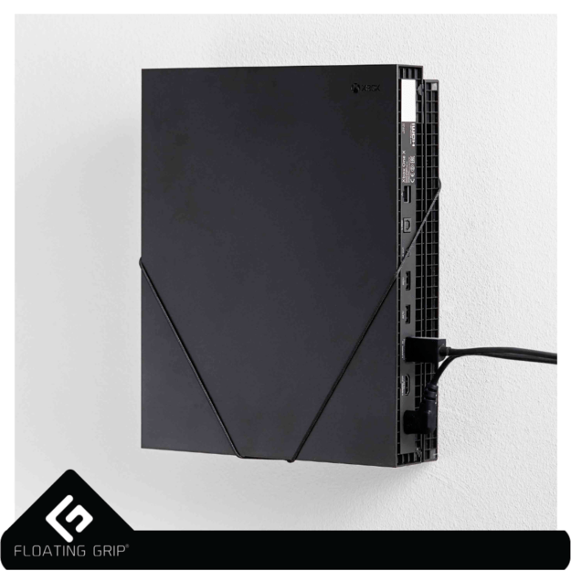 Floating Grip Xbox One X Wall Mount (Black)