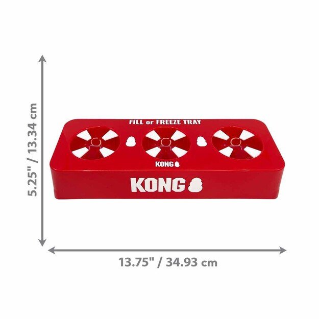 KONG - Kong Fill Or Freeze Tray 35X13,5X7Cm