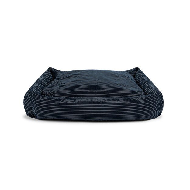 Fossflakes - PetBed Large 90x100 Navy Pinstripe - (PET-BED-090-100-103)