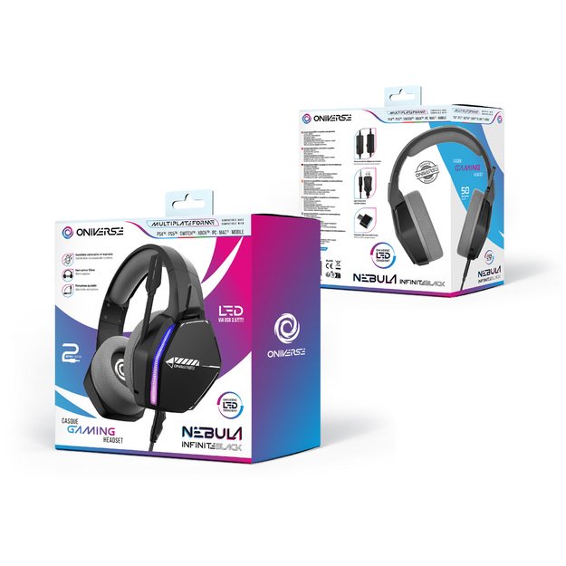 Oniverse Gaming Headset Nebula - Infinite Black 5