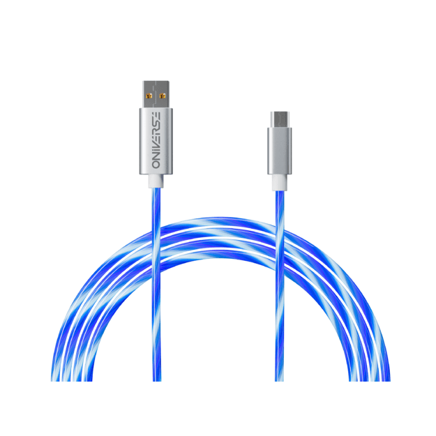Oniverse Micro Usb Charge Cable With Led, 2 Meters - White 5