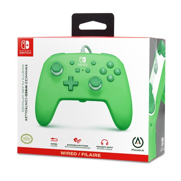 PowerA - Enhanced Wired Controller for Nintendo Switch - Seafoam Green 1